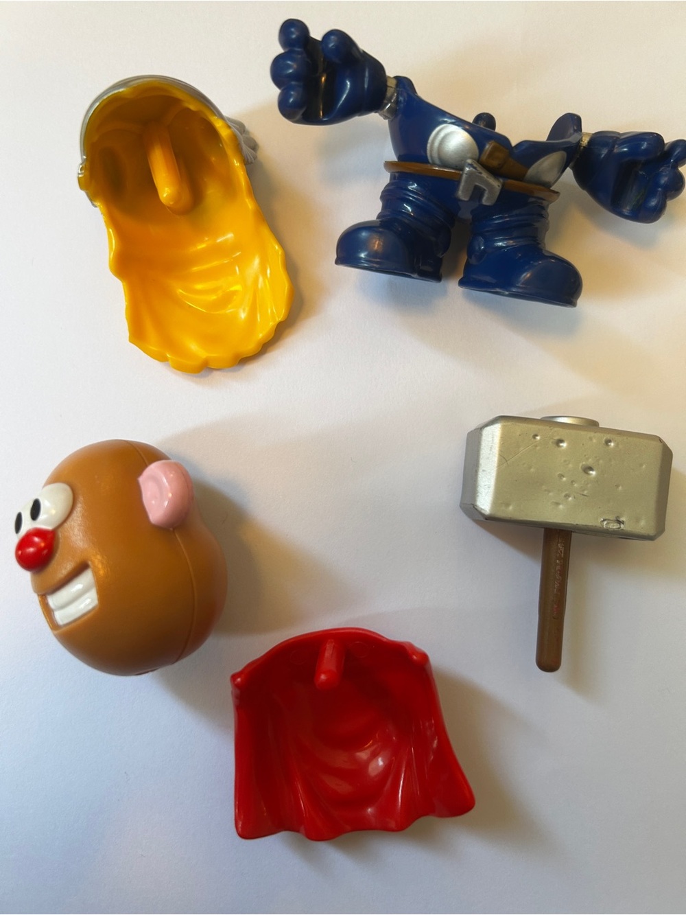 2015 Mr. Potato Head MARVEL Mixable Mashable Heroes AVENGERS complete set - Picture 10 of 13
